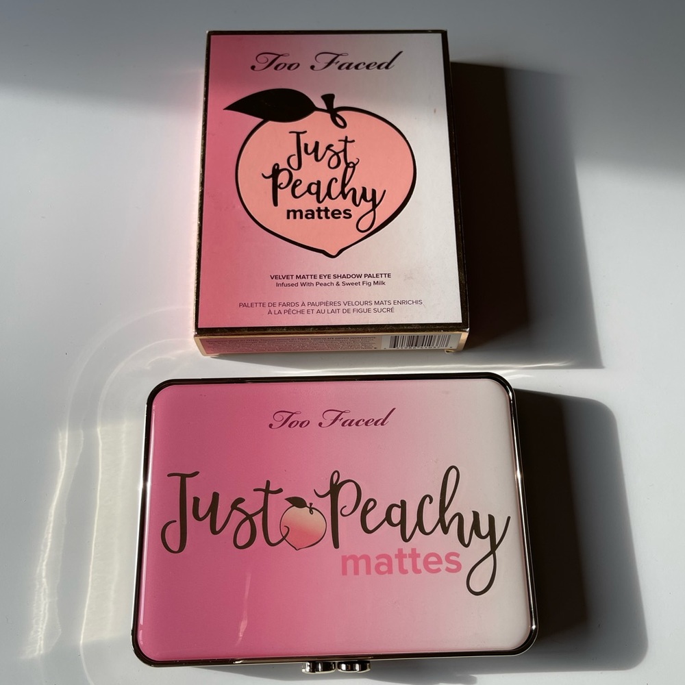 Too Faced Just Peachy Mattes Eyeshadow Palette - Brand new!